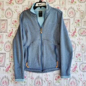 The North Face Full Zip Women's Small‎ Blue APEX Bionic Windwall Jacket